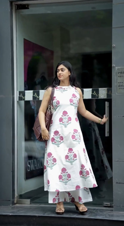 Floral melody cotton co-ord set