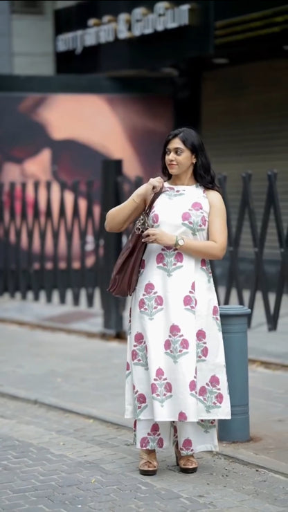 Floral melody cotton co-ord set