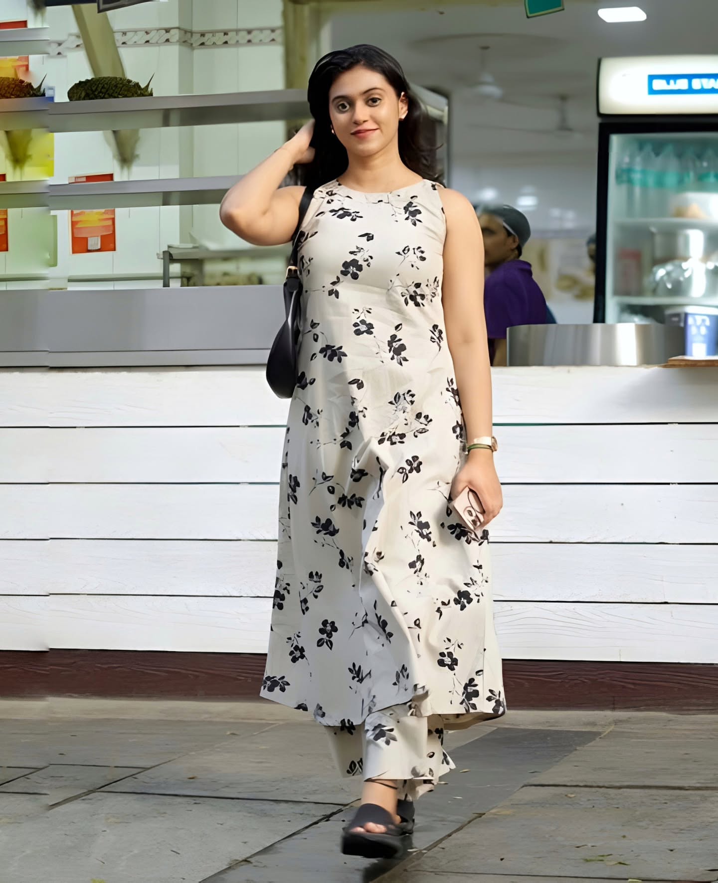 Handblock Leaf print co-ord set